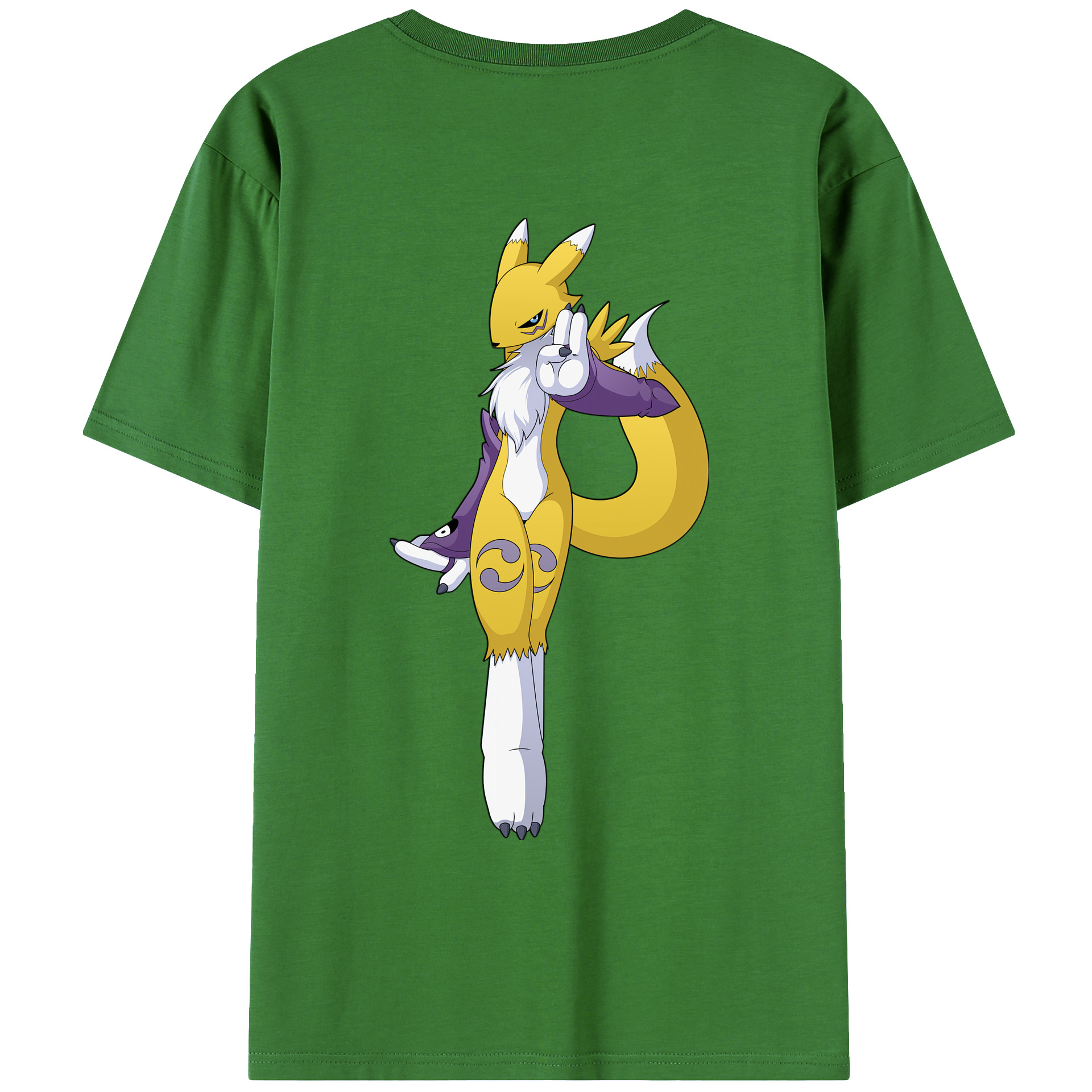（画像用） Digimon デジタルモンスター/デジモン レディース半袖Tシャツ(バックプリント)